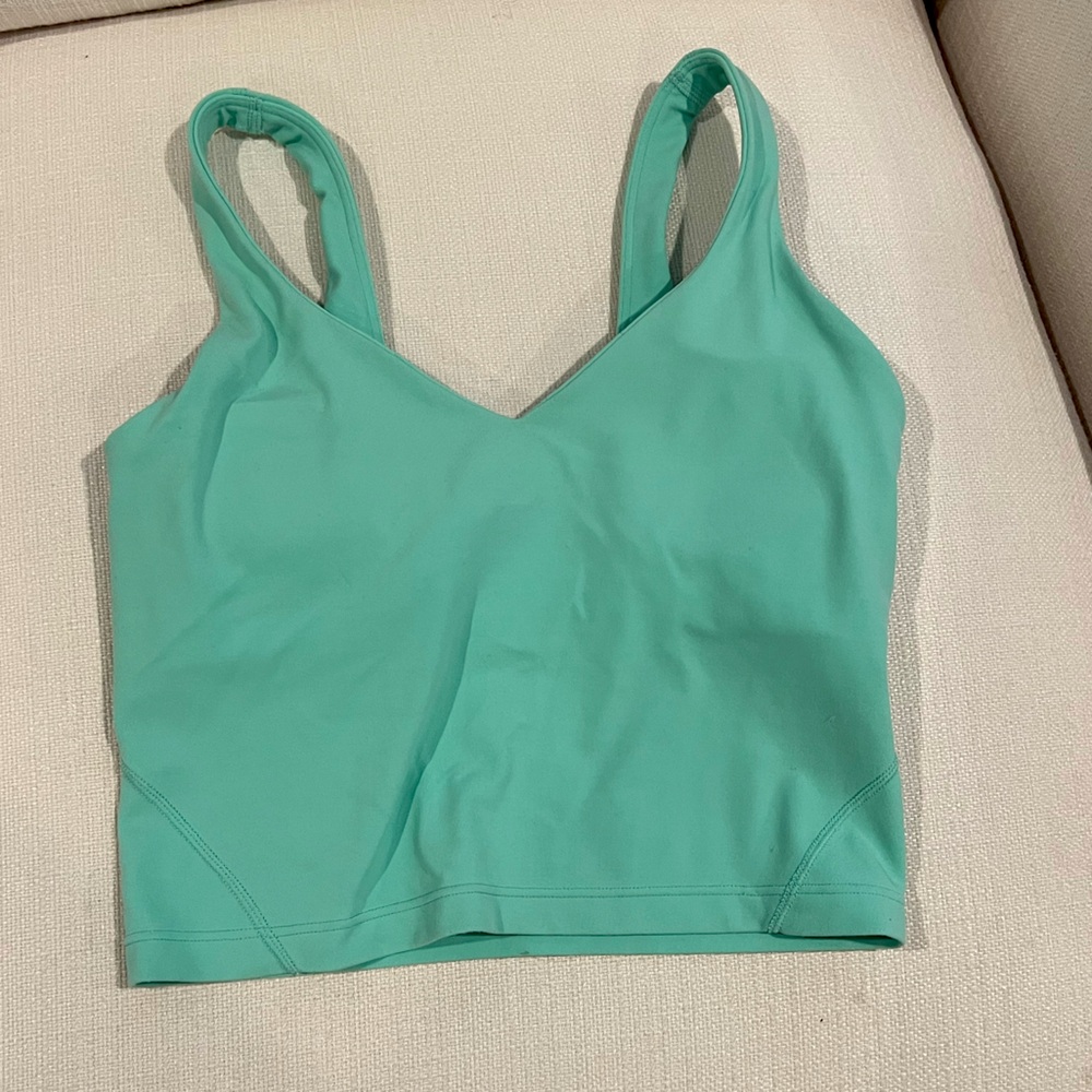 lululemon Align crop tank. Size 2. Mint green